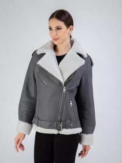 Дубленка авиатор натуральная зимняя