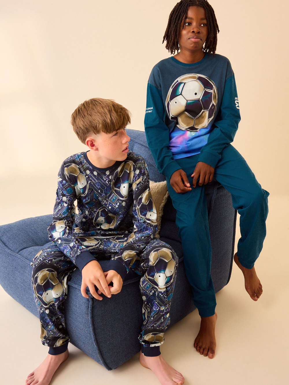Пижама для мальчика Next K99-143, 2 шт., Синий