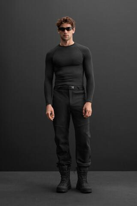 ZARA КОМПРЕССИОННЫЙ ТОП, ЧЕРНЫЙ