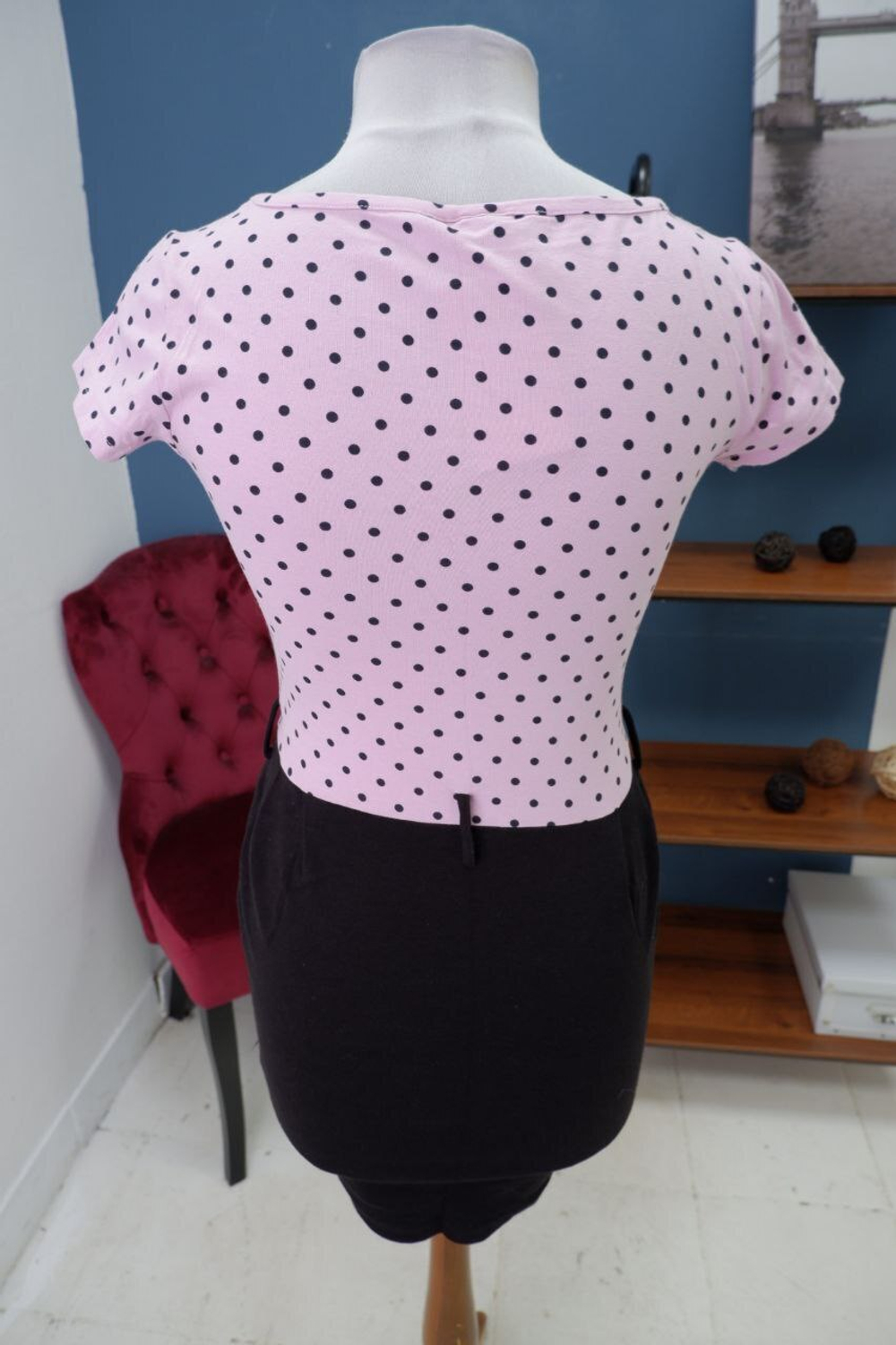 Платье Clockhouse в горох 46 размер