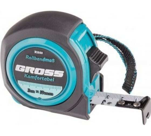 Рулетка 3м 19мм Гросс