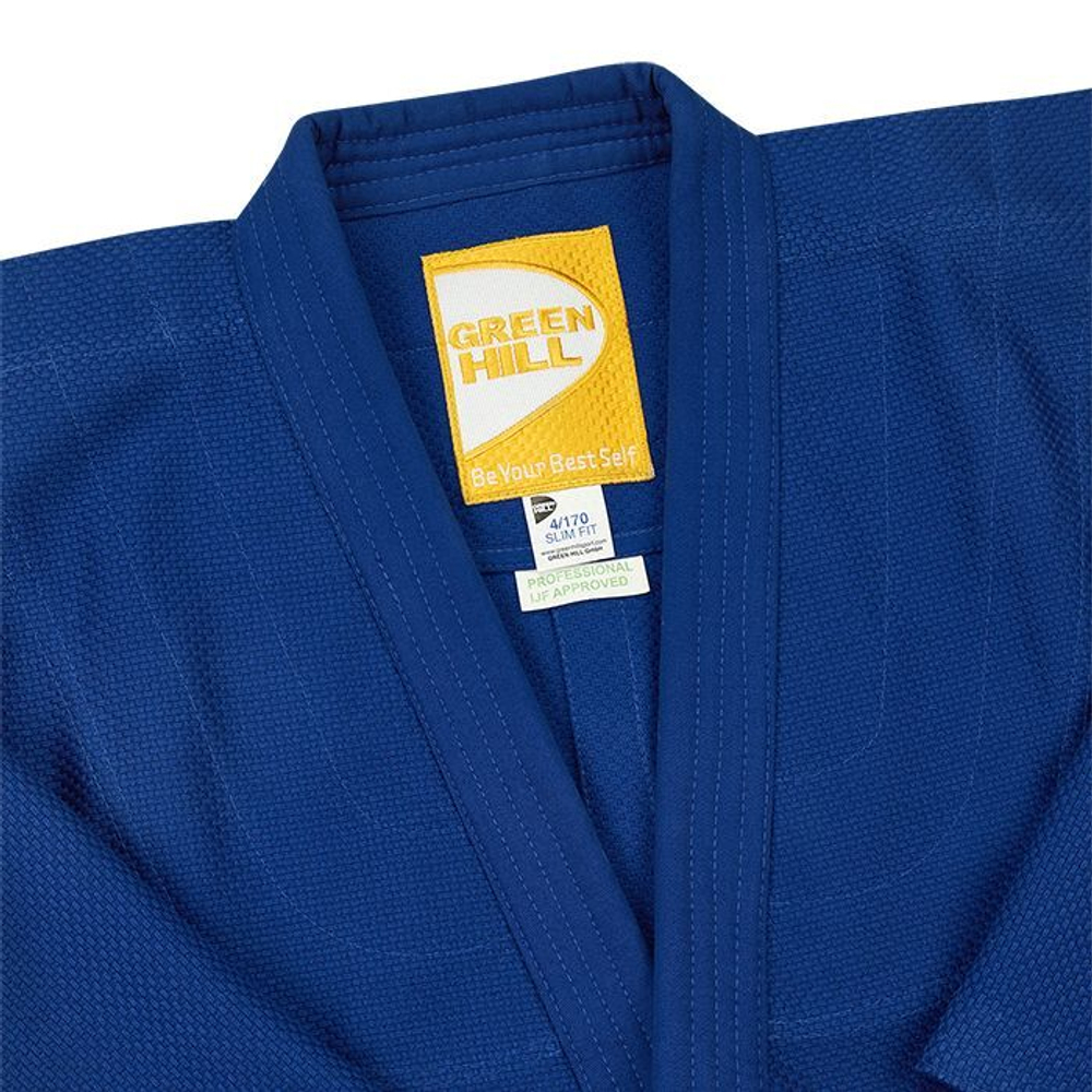 JSPT-10362 Кимоно дзюдо PROFESSIONAL GOLD IJF APPROVED синее
