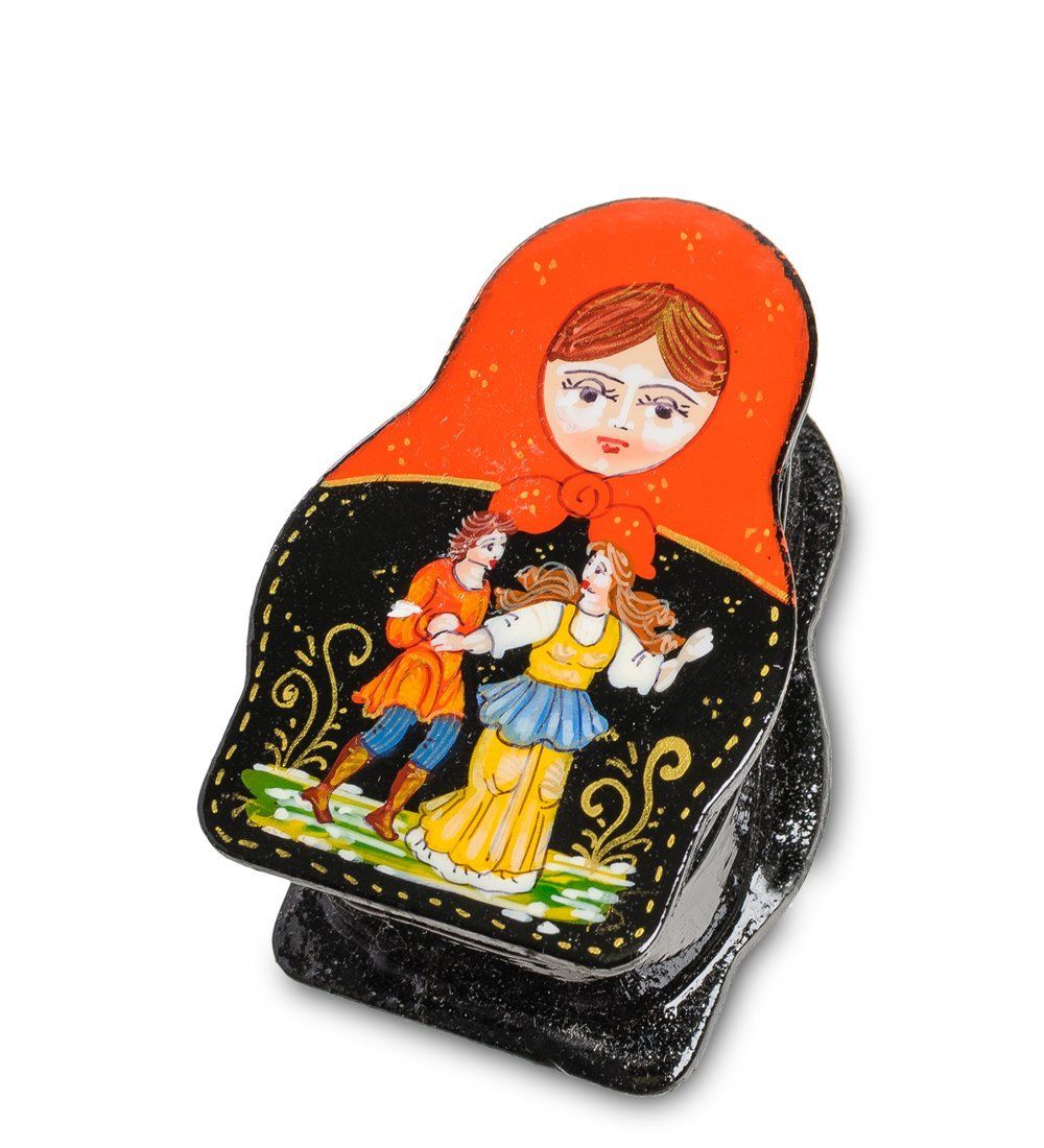 Народные промыслы ШК-12/ 2 Шкатулка «Матрешка» в асс.