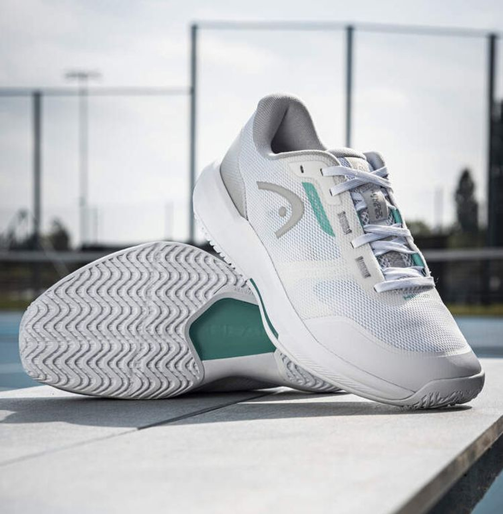 Женские Кроссовки теннисные Head Revolt Evo 5.0 - white/light grey