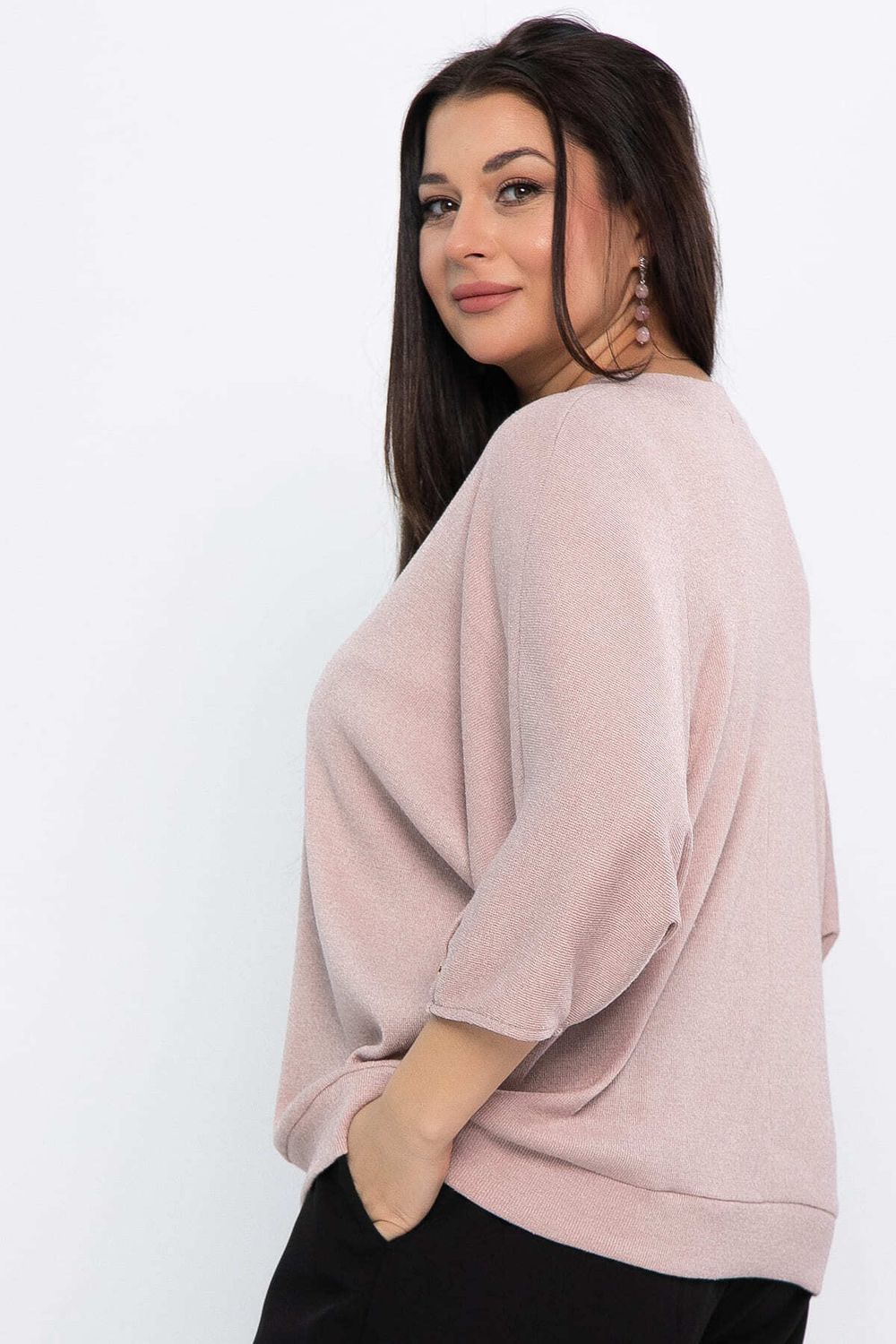 Блуза Вэнсдей (пудровая) Б14822-4М LT Collection