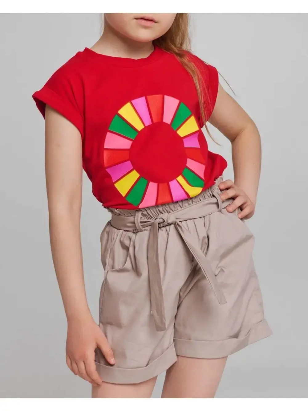 Футболка для девочки хлопковая