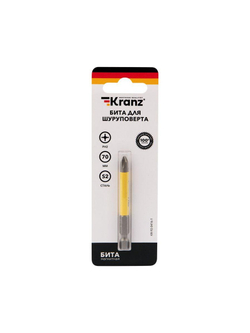 Бита для шуруповерта PH2х70мм (уп.1шт) Kranz KR-92-0416-1