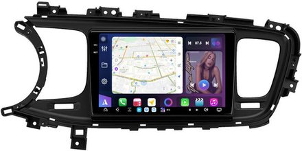 Магнитола для KIA Optima 3 TF 2013-2015 - FarCar GX9-7099F2 монитор 9.5" 2K QLED на Android 14, TS20, 6+128Гб, CarPlay, 4G SIM-слот