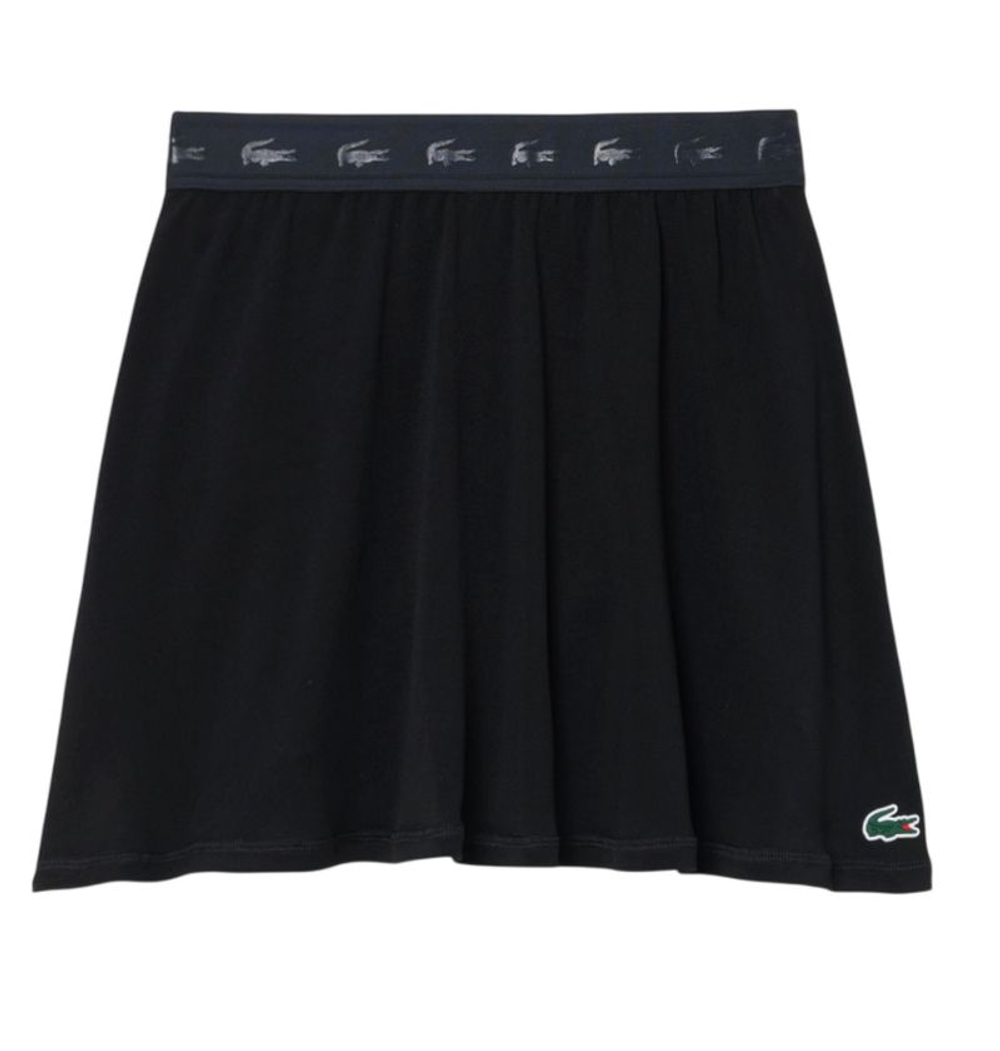 Теннисная юбка Lacoste Sport Ultra Dry Stretch Pique - black
