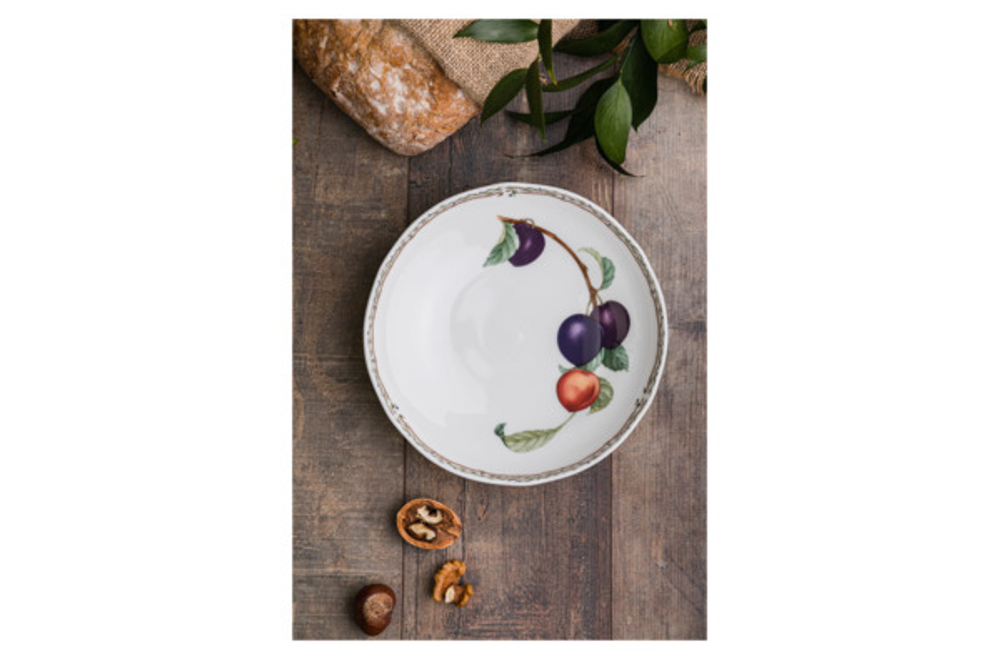 Тарелка суповая 21см Noritake Фруктовый сад