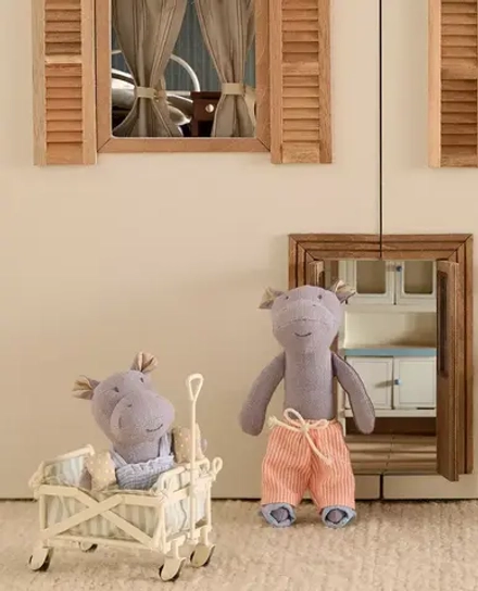 ZARA HOME НАБОР ДЕТСКИХ ИГРУШЕК "СЕМЕЙСТВО БЕГЕМОТИКОВ", РАЗНОЦВЕТНЫЙ