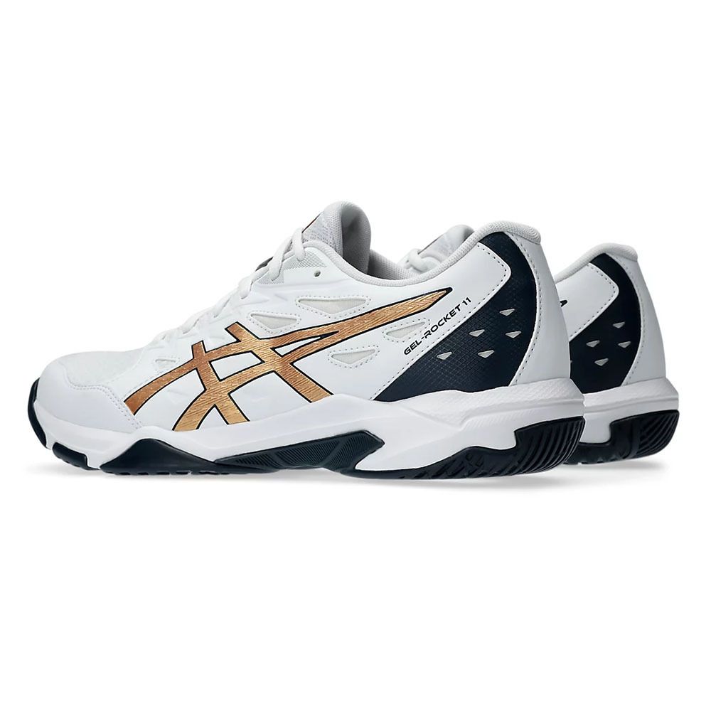 Кроссовки волейбольные мужские ASICS Gel-Rocket 11 1071A091 103, р.7.5(рос.39), бело-т.синий