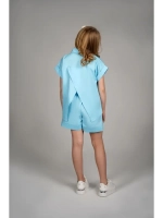 Костюм для девочки летний шорты рубашка