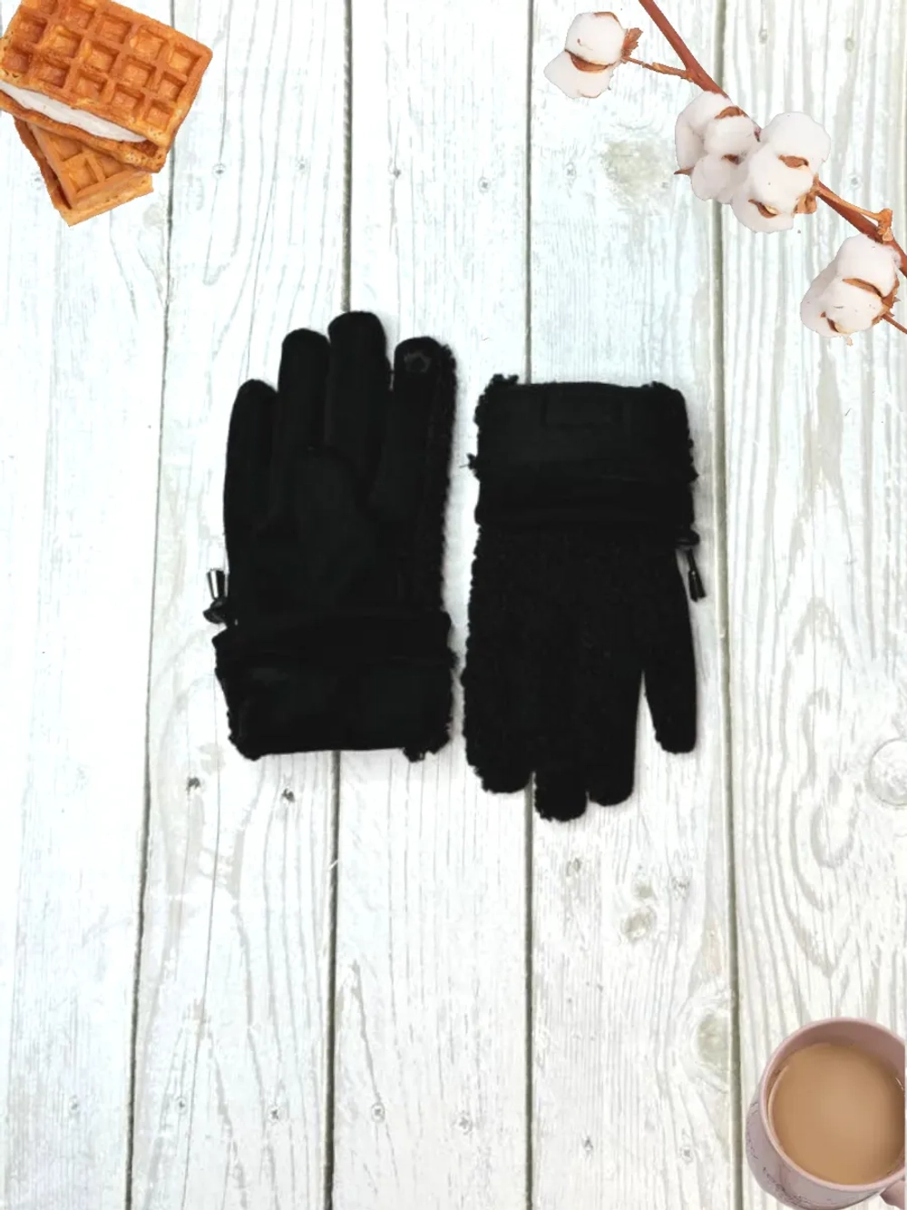 перчатки флисовые зимние теплые Nike