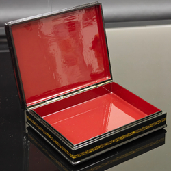 Шкатулка "Достопримечательности Москвы" худ. Костерина (Ручная роспись Палех)