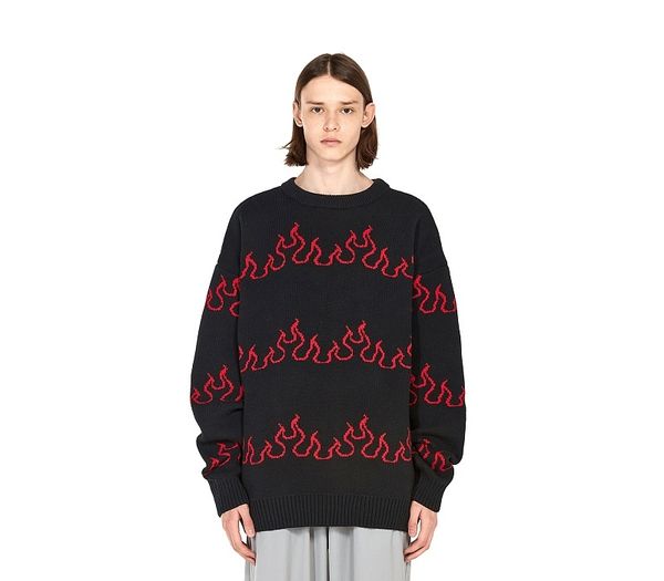 Свитер Flame черный - фото 2