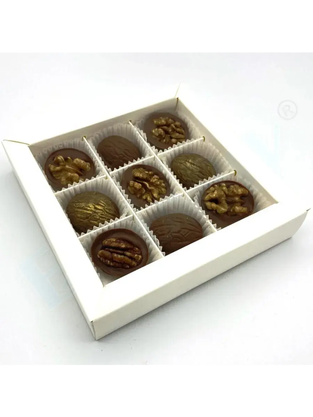 Форма пластиковая для конфет Орех грецкий Скорлупа (4 ячейки)