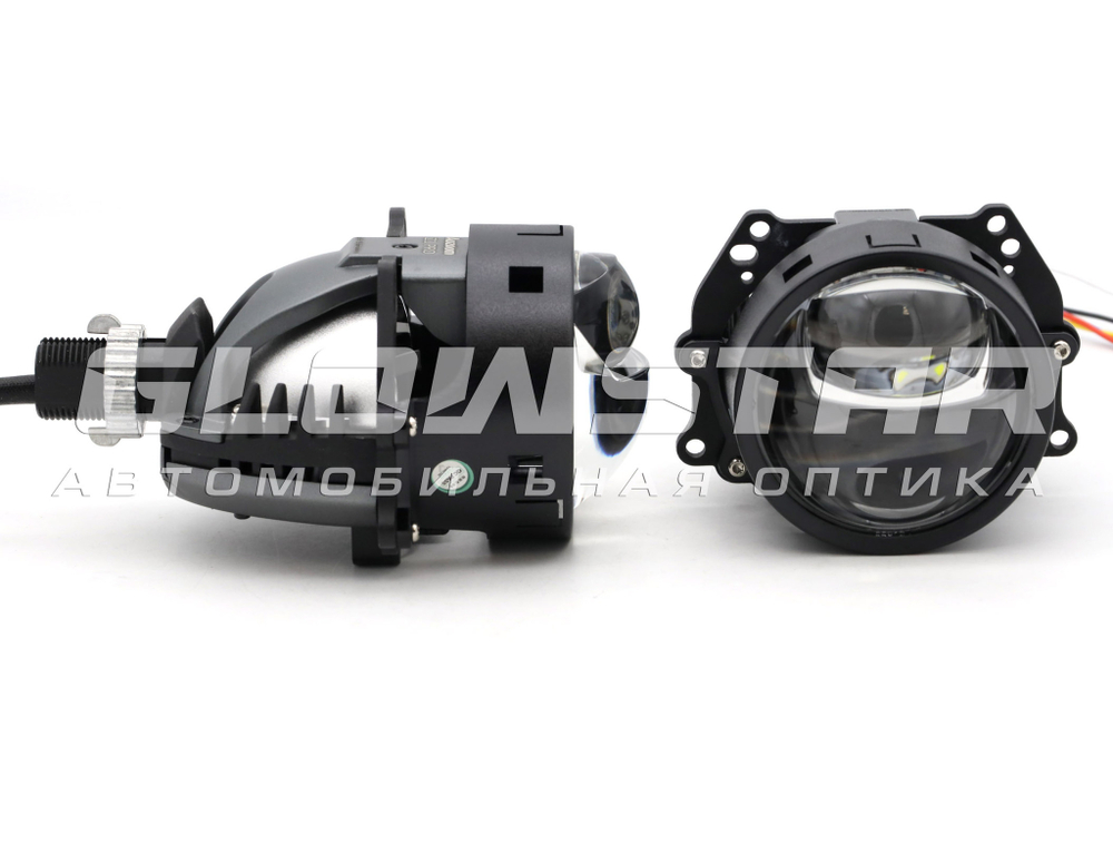 Билед модули Aozoom Z1 Pro 2025 Black King Kong Laser Original 3.0 дюйма, 2 чипа, 5500K, 12V, 55W/75W, крепление 3R и гаечное (комплект, 2шт)