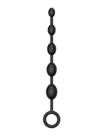 Черная анальная цепочка №03 Anal Chain - 30 см.