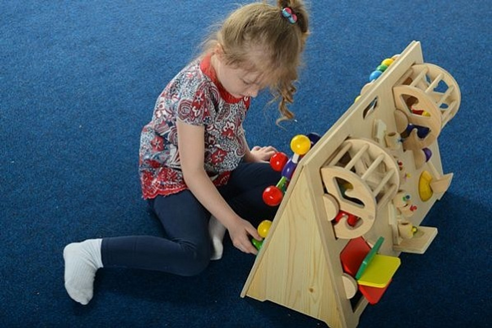 Двухсторонняя тактильная панель Ёлочка