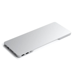 USB-Хаб с отсеком для SSD Satechi Slim Dock (USB-C) для iMac 24" (2021 и новее) (ST-UCISD) Подключение: съёмный кабель USB-C. Порты: USB-C, USB-A 3.2 Gen 1, 2 USB-A 2.0, microSD UHS-I, SD UHS-I. Есть отсек для SSD M.2 NVMe/SATA