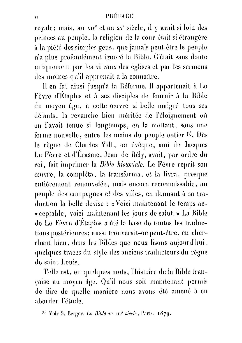 La Bible francaise au moyen-age | Samuel Berger