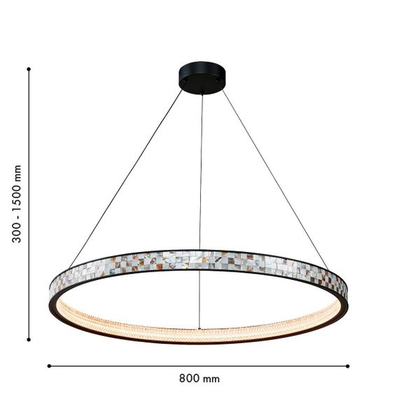 Подвесная светодиодная люстра Favourite Shelty 4704-8P