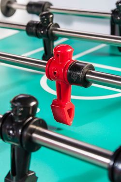 Настольный футбол (кикер) «Milan» (144 х 75,6, х 90 см, сине-черный)