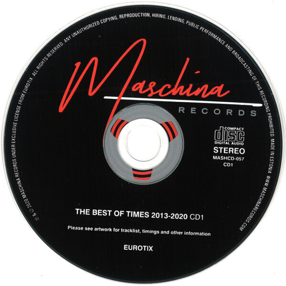 CD: Eurotix — «The Best Of Times: 2013-2020» (2020) [2CD]