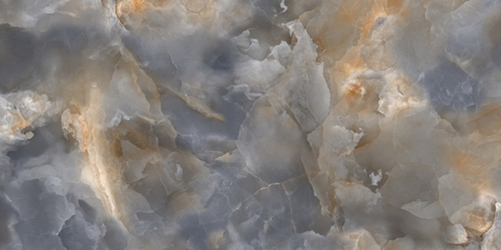 Керамогранит (600х1200x10) Лидия темный PGL глянцевая 9862 (MG CERAMIC) 3шт/2,16м.кв.