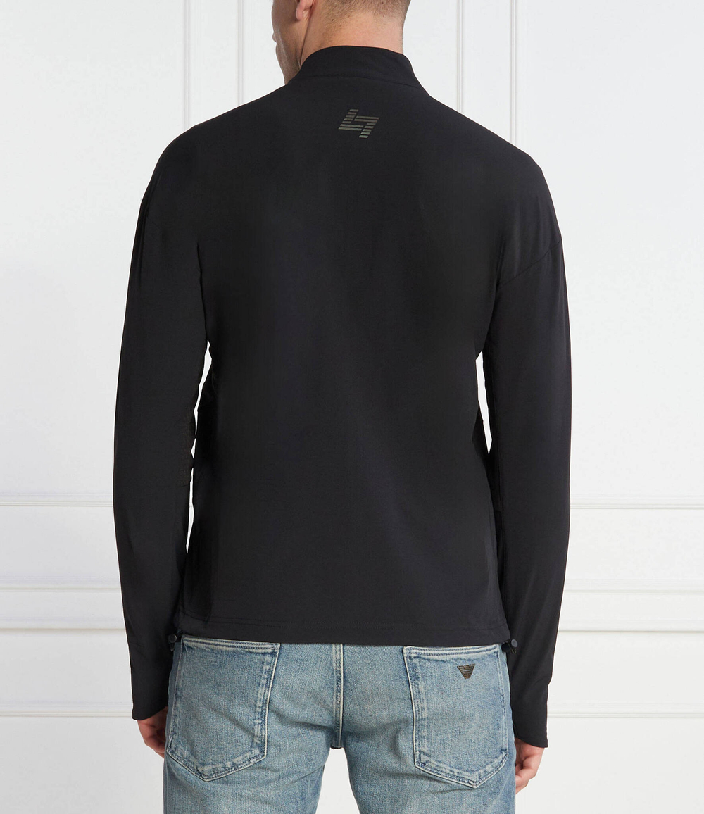 Худи EA7 - черный(3DPM31 PNFWZ)