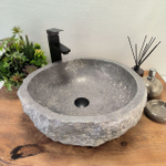 Раковина из мрамора Erozy Grey EM-62752 48*46*15 0107