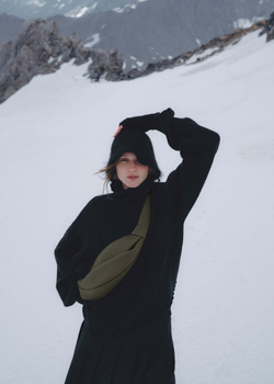 POLENE СУМКА NEYU, ДЫМЧАТО-ЗЕЛЕНЫЙ