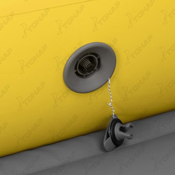 Лодка Алтай А320 надувное дно, желтый/серый (модель A-S320AS) Тонар