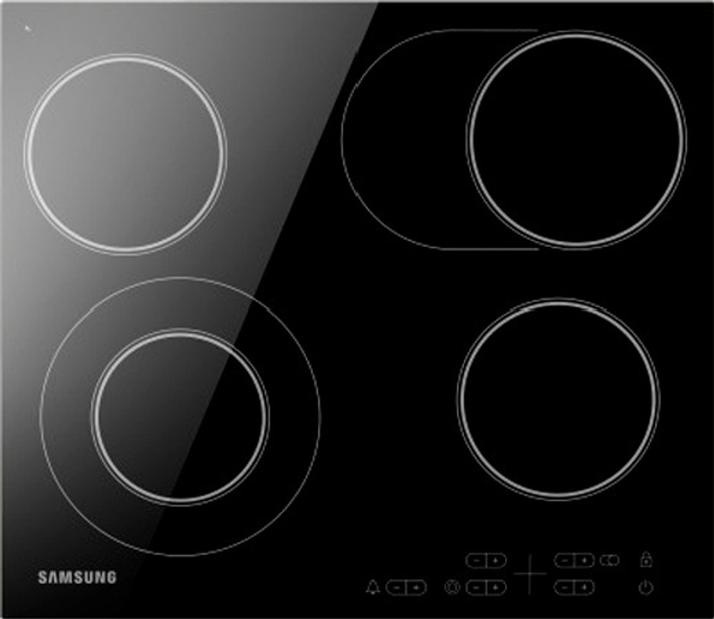 Варочная поверхность Samsung NZ64T3516QK/WT черный