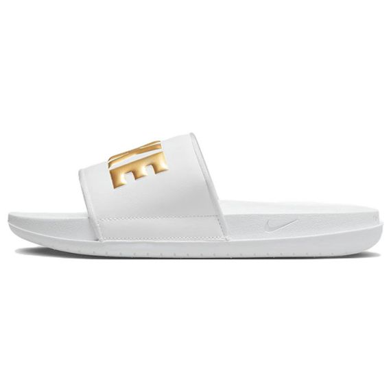 Nike Offcourt Slide 'White Metallic Gold'
