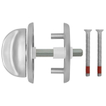 Ручка поворотная BK5x60.R.FIN001 (WC-001-CP) CP хром