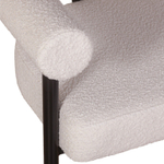 Диван Biggi, букле Turin ivory / опоры черные