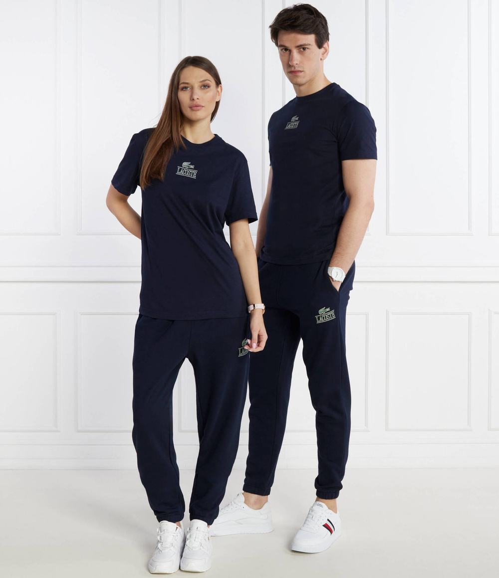 Футболка Lacoste - темно-синий(TH1147)