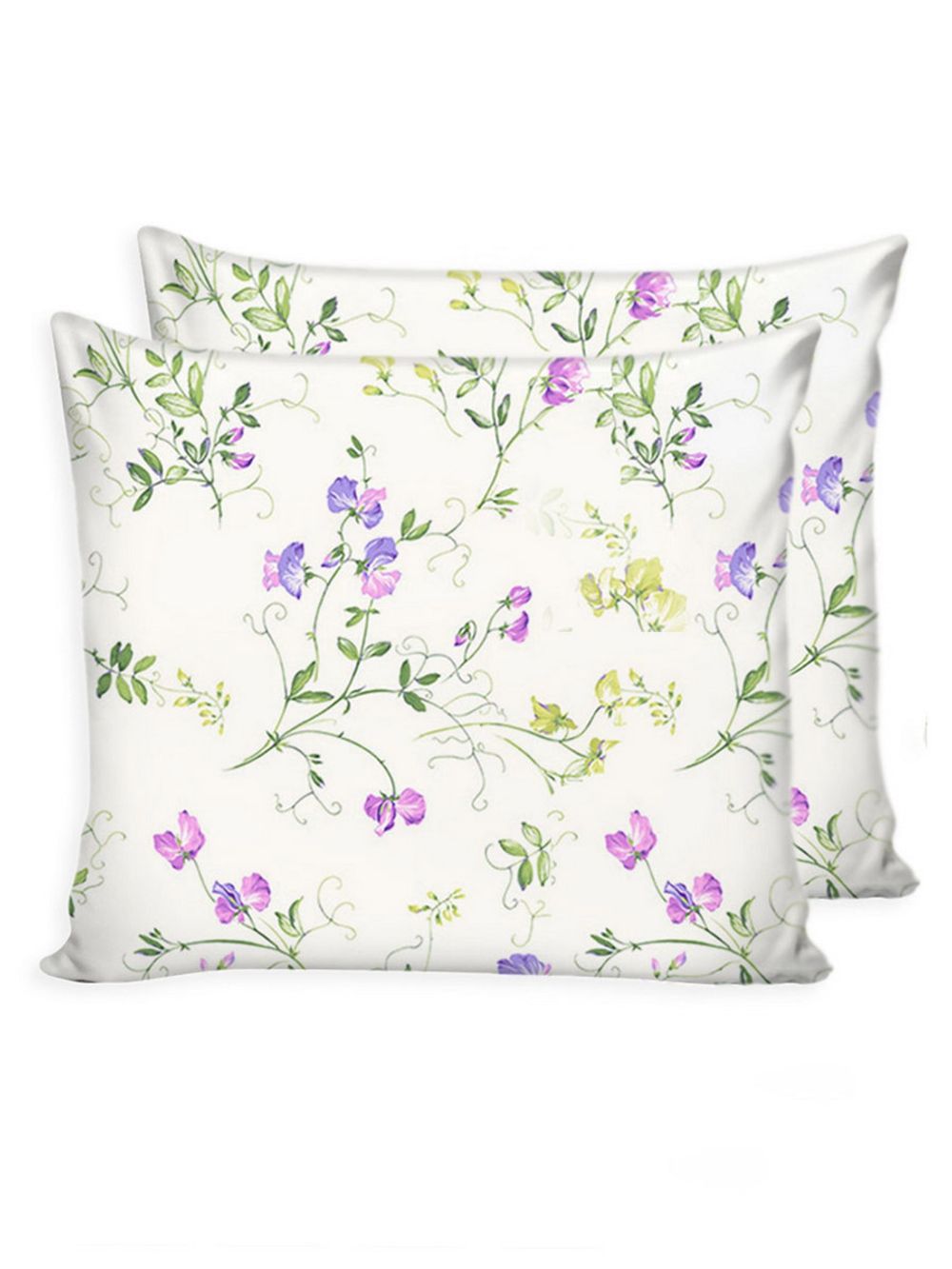 Наволочка комплект 2шт  сатин Milky Garden "Горошек" 70x70 см на молнии