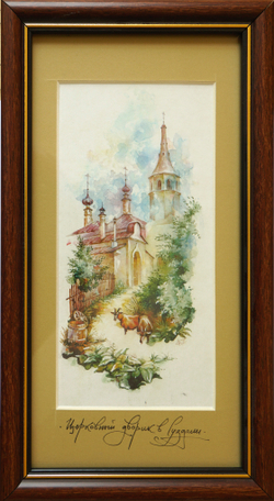 Церковный дворик в Суздали