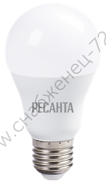 Лампа светодиодная РЕСАНТА LL-R-A60-13W-230-3K-E27