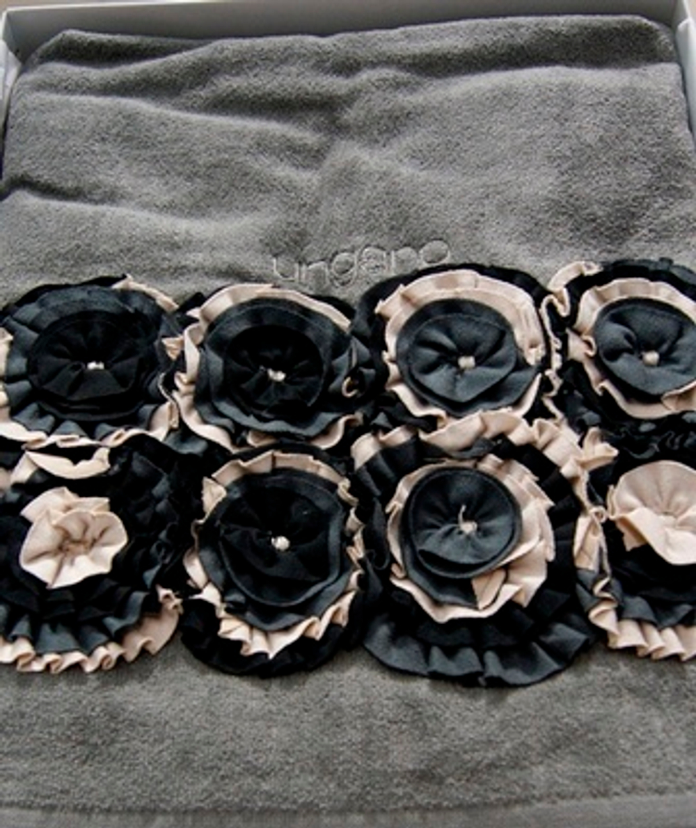 Набор полотенец 2 шт Emanuel Ungaro Roses бирюзовый