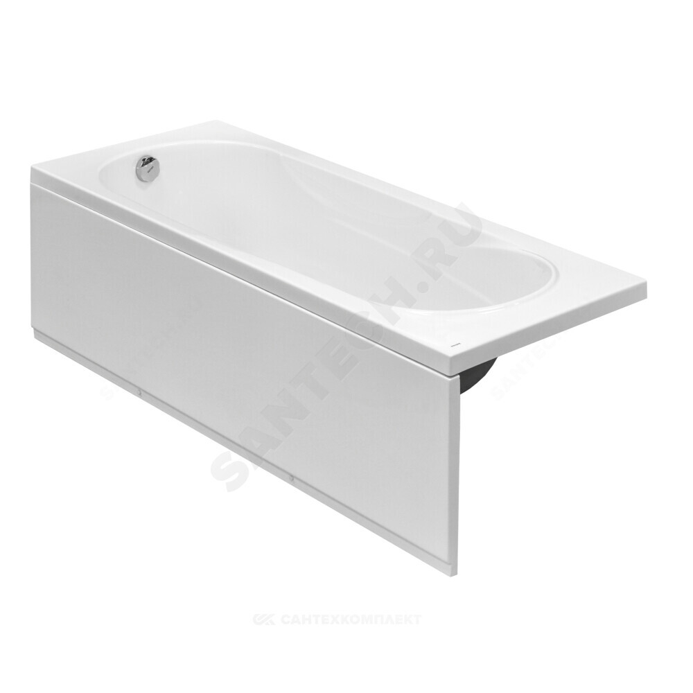Ванна акриловая Касабланка М 170х70см без ножек Santek 1.WH50.1.531