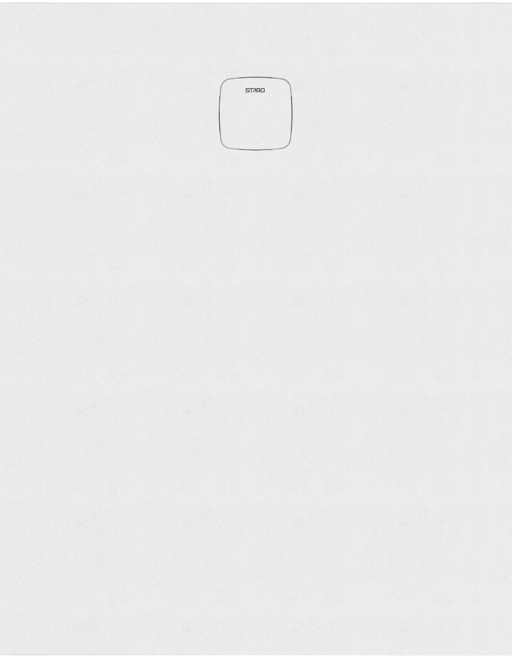 Душевой поддон COSMO 120х90х3 сm White Matt