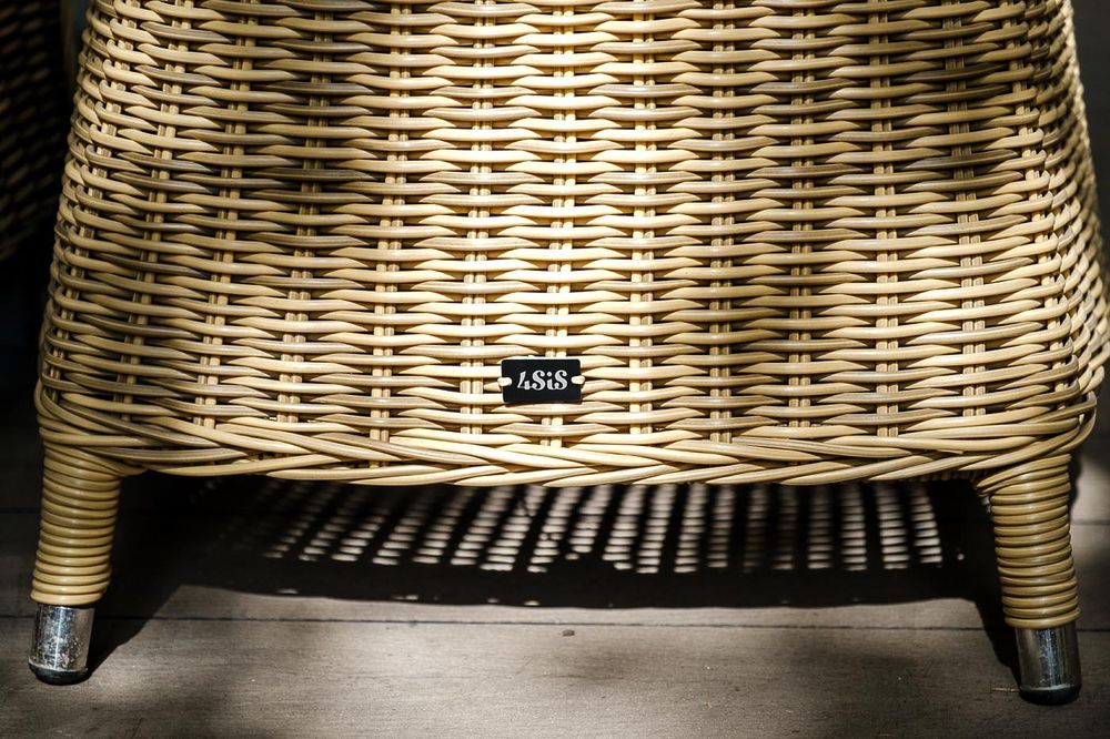 "Равенна" плетеное кресло из искусственного ротанга, цвет соломенный