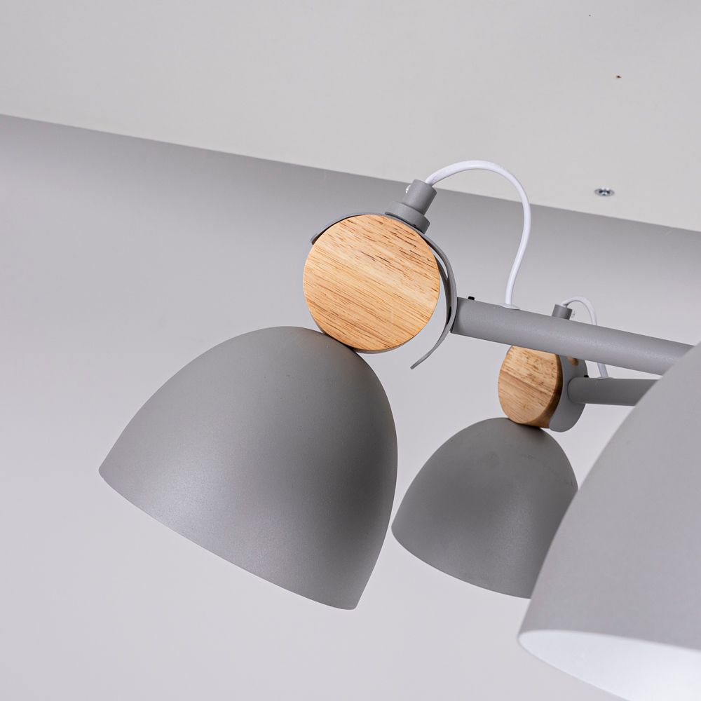 Люстра на штанге ROLLA 6 Gray