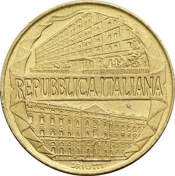 200 лир 1996 Италия «100 лет Академии таможенной службы»