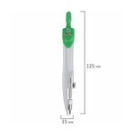 Циркуль Brauberg Klasse металлический, 125мм, в пенале