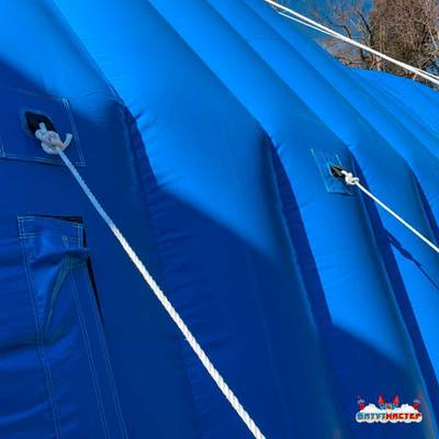 Пневмокаркасный ангар «Рубеж 3» 20×10×5,4 м — из ПВХ для ремонта и хранения техники